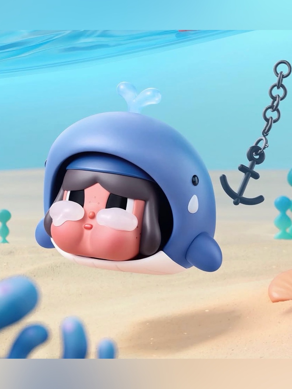 Pop Mart Crybaby Cry me an Ocean BNIB - The Whale